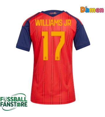 Spanien Nico Williams #17 Replik Heimtrikot Damen WM 2026 Kurzarm